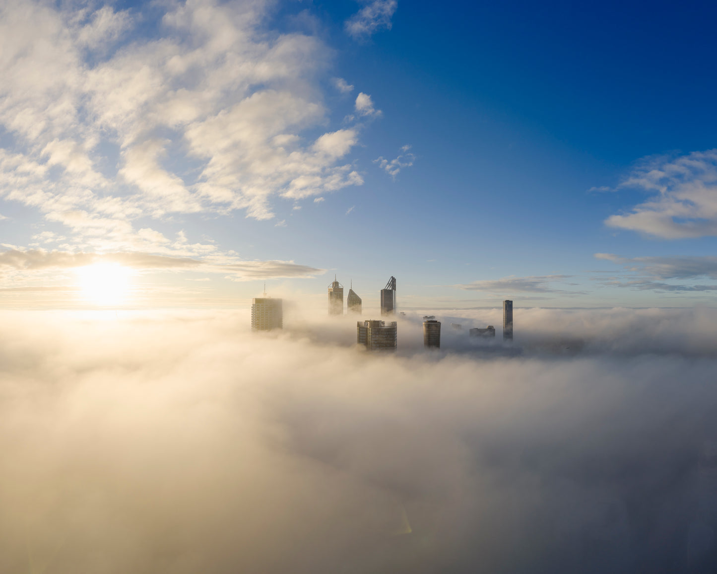 Up in the clouds