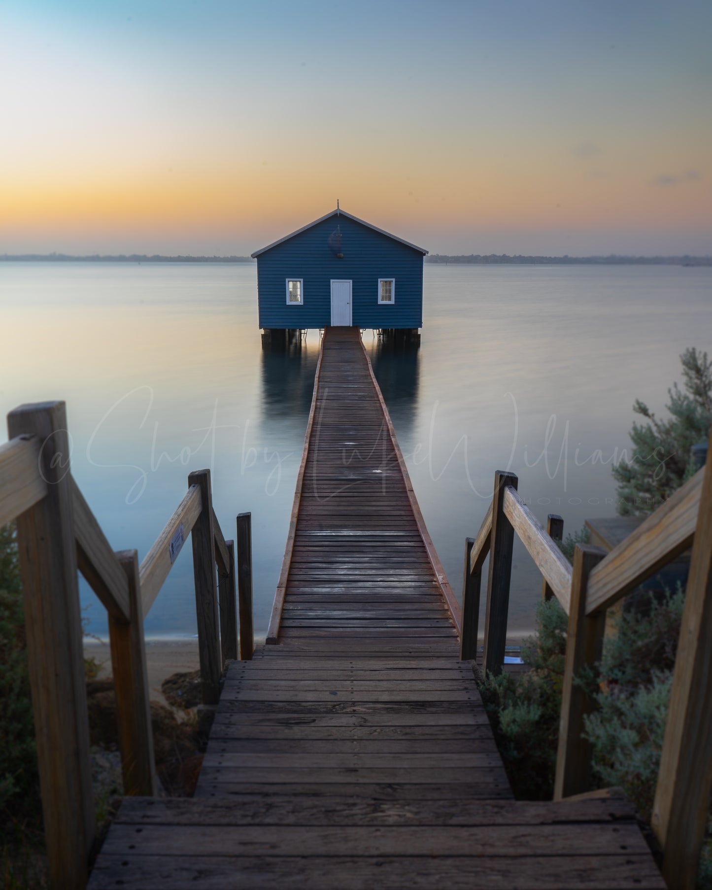 Blue Boat Shed
